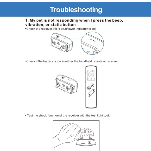 Dog Shock Collar with 10 Levels Beep for Large Medium Small Dogs (8-120Lbs) - Picture 11 of 12